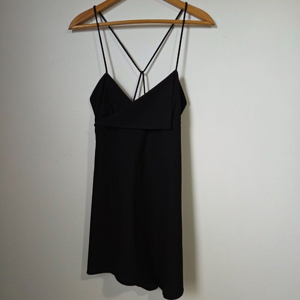 NWT ZARA LITTLE BLACK DRESS STRAPPY BACK SIZE M - Picture 2 of 16